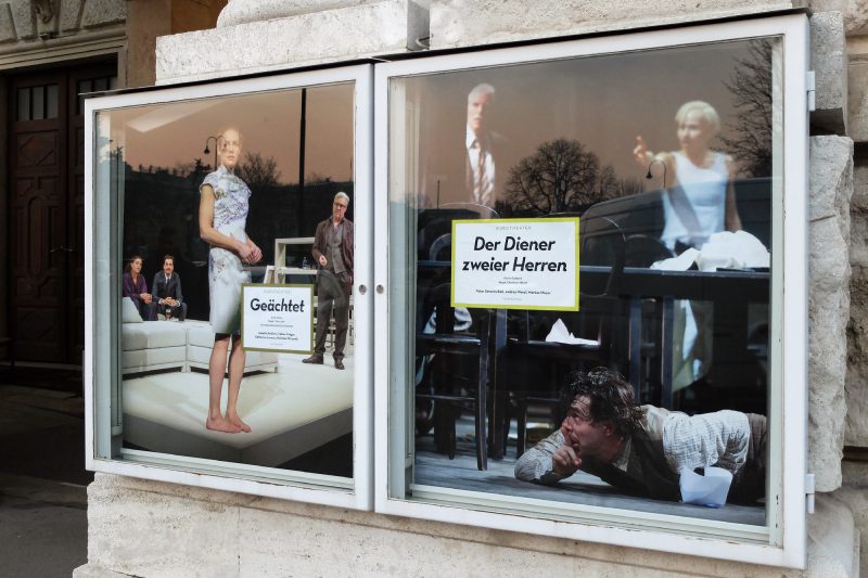 Schaukasten Fotos für Burgtheater